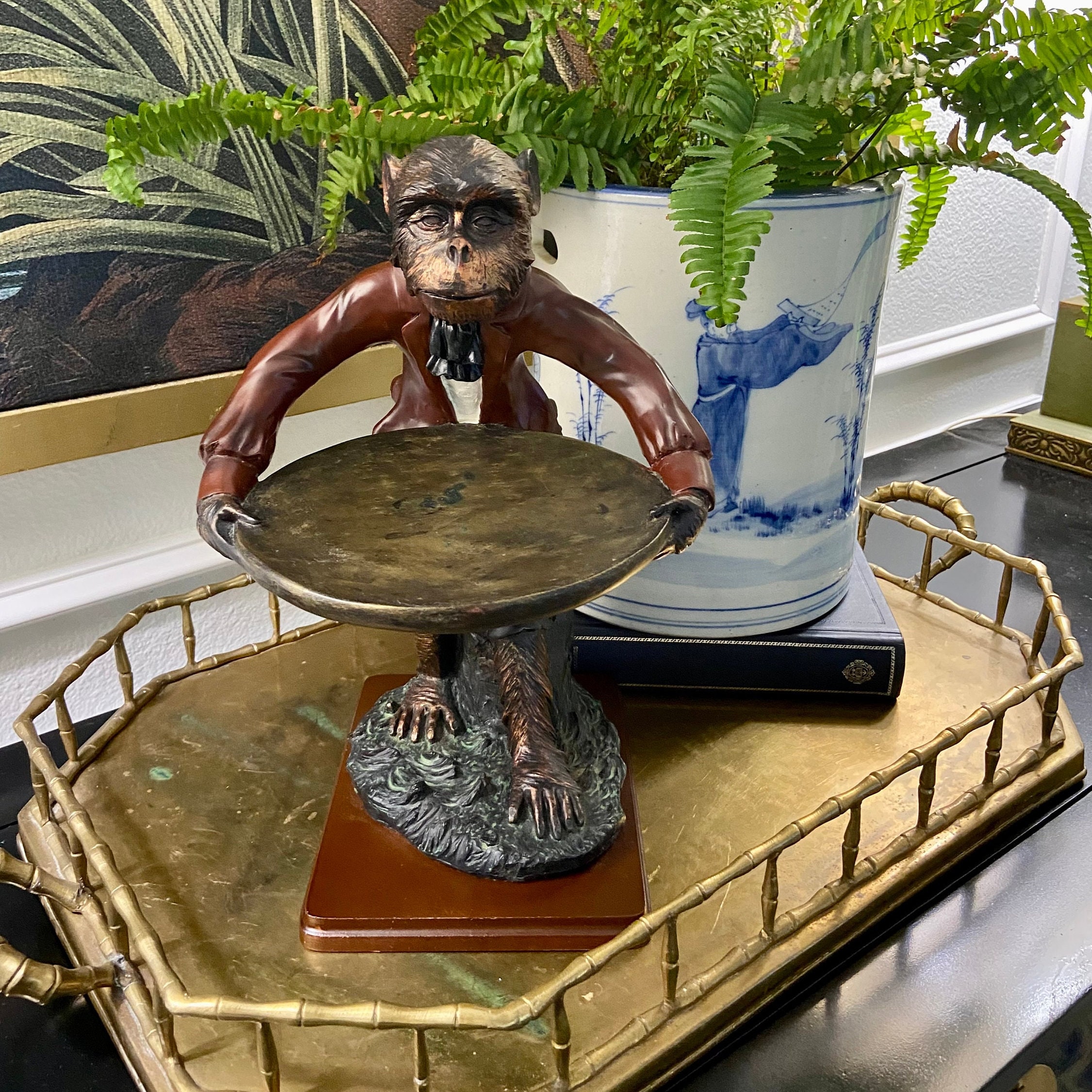 Funny Toilet Paper Holder Monkey Statue -  Norway