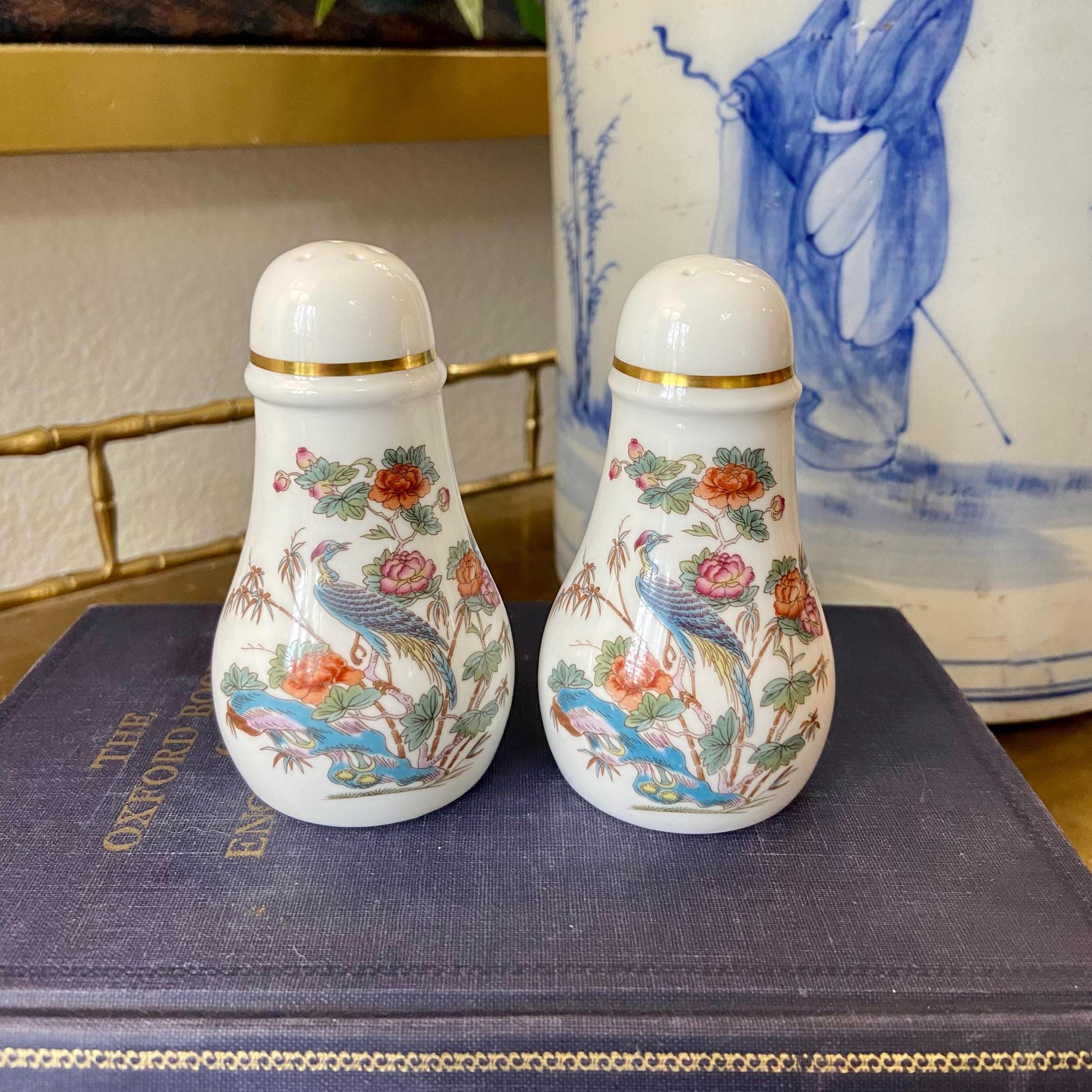調理器具  Kutani Crane SALT&PEPPER Wedgewood Kutani Crane Salt & Pepper Shaker Set - Etsy