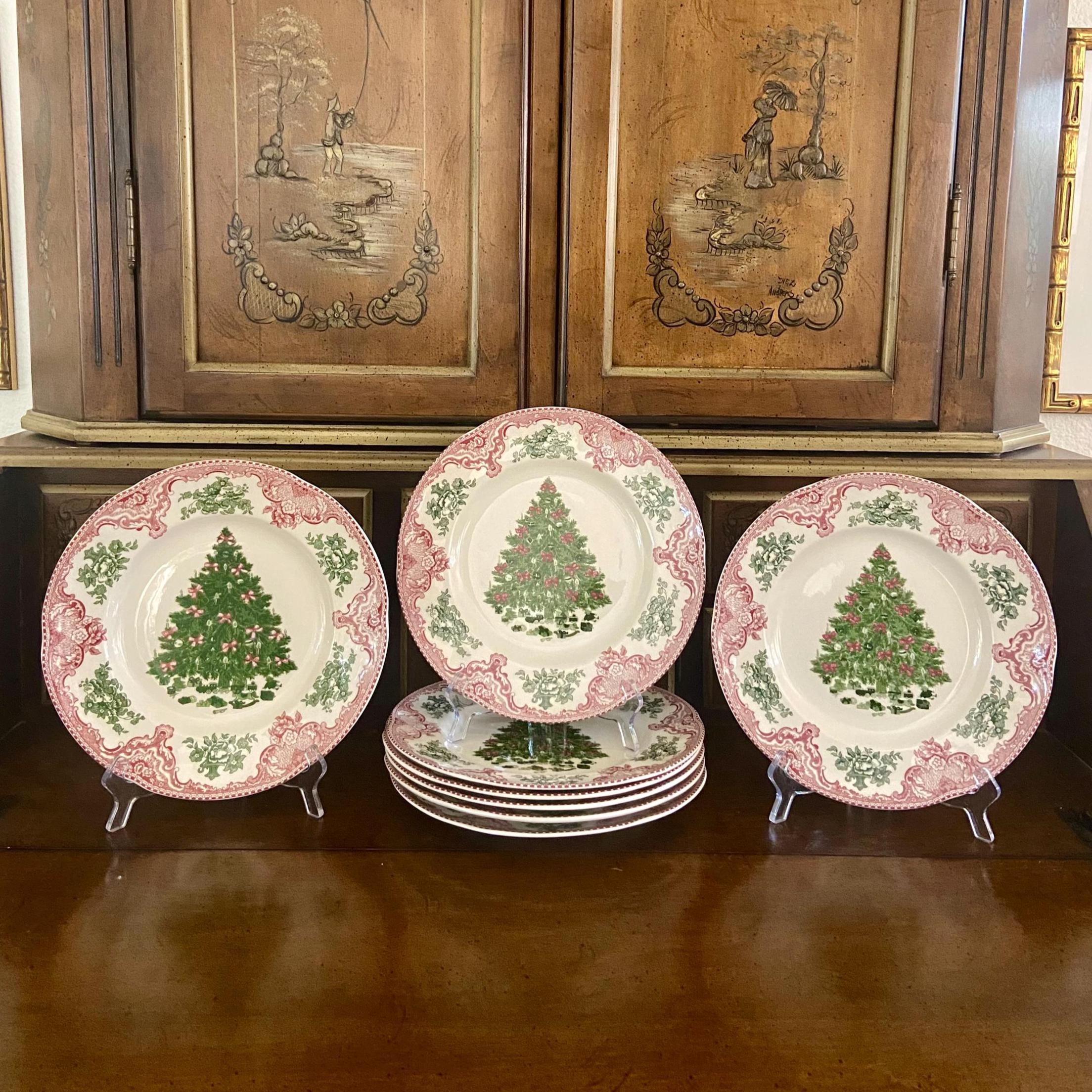 Rectangular Tray Johnson Brothers Old Britain Castles Christmas