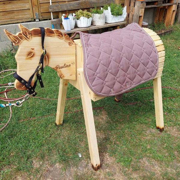 Wooden horse - barrel horse