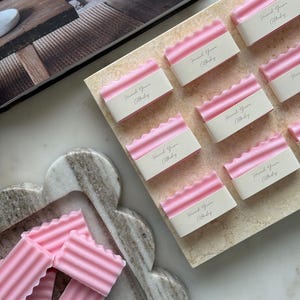 Personalised Mini Rose Soap Favours | Soap Favours for Guests | Rose Soap Favours | Wholesale Soap Favours