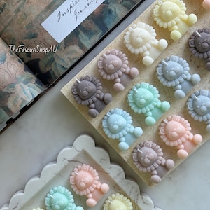 Lion Unscented Candles (Bubble Wrapped) | 1/5/10 Pieces  | Baby Shower Favours | Wholesale Event Favours