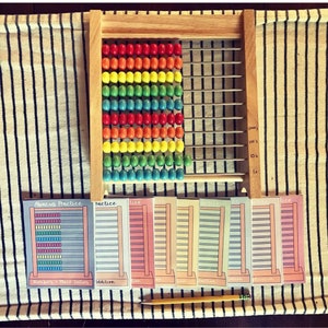 Abacus Flashcards: Addition & Subtraction
