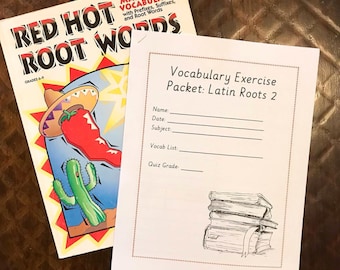 Latin Root Words Weekly Vocabulary Packet 2