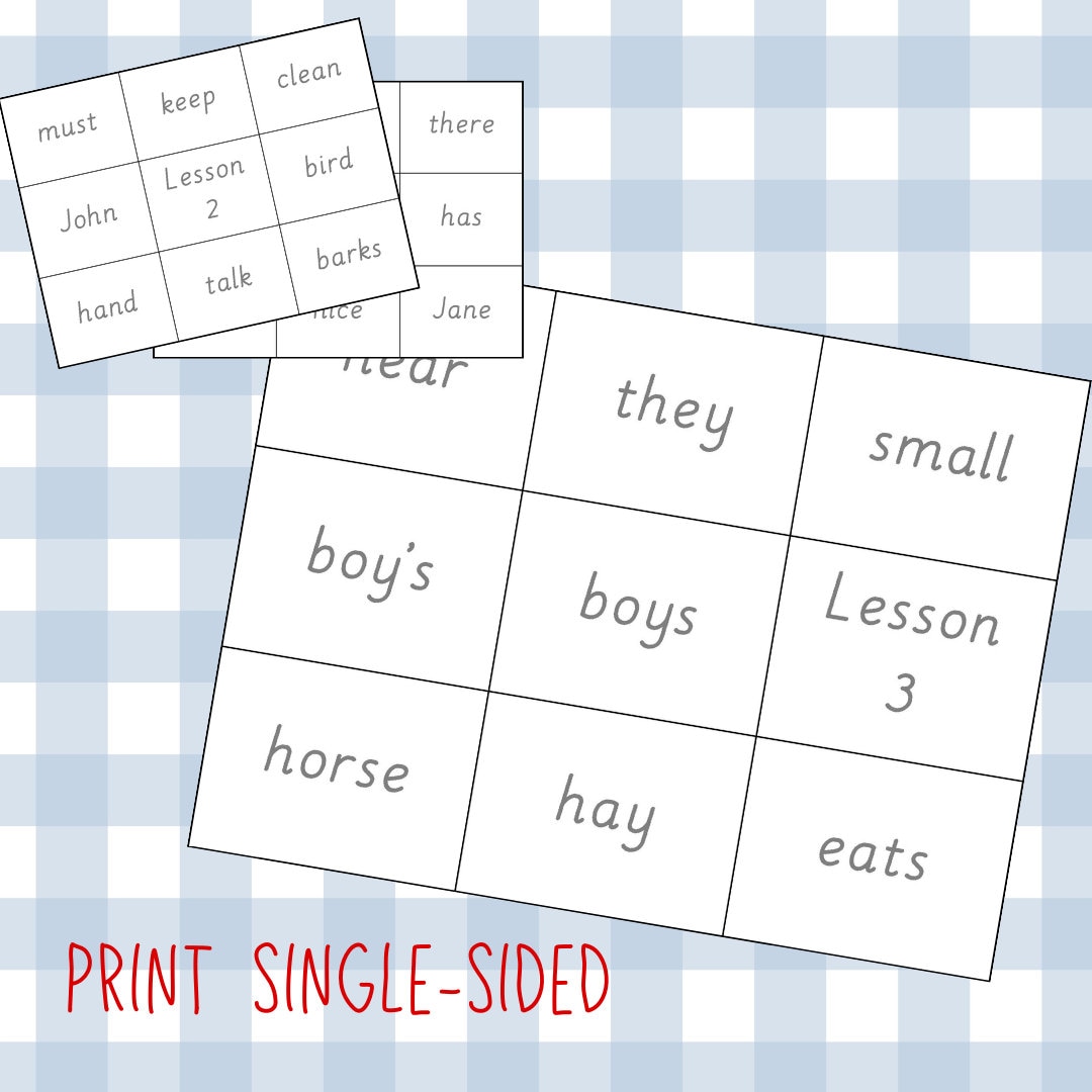 Original Mcguffey's 1st Reader Flashcards - Etsy
