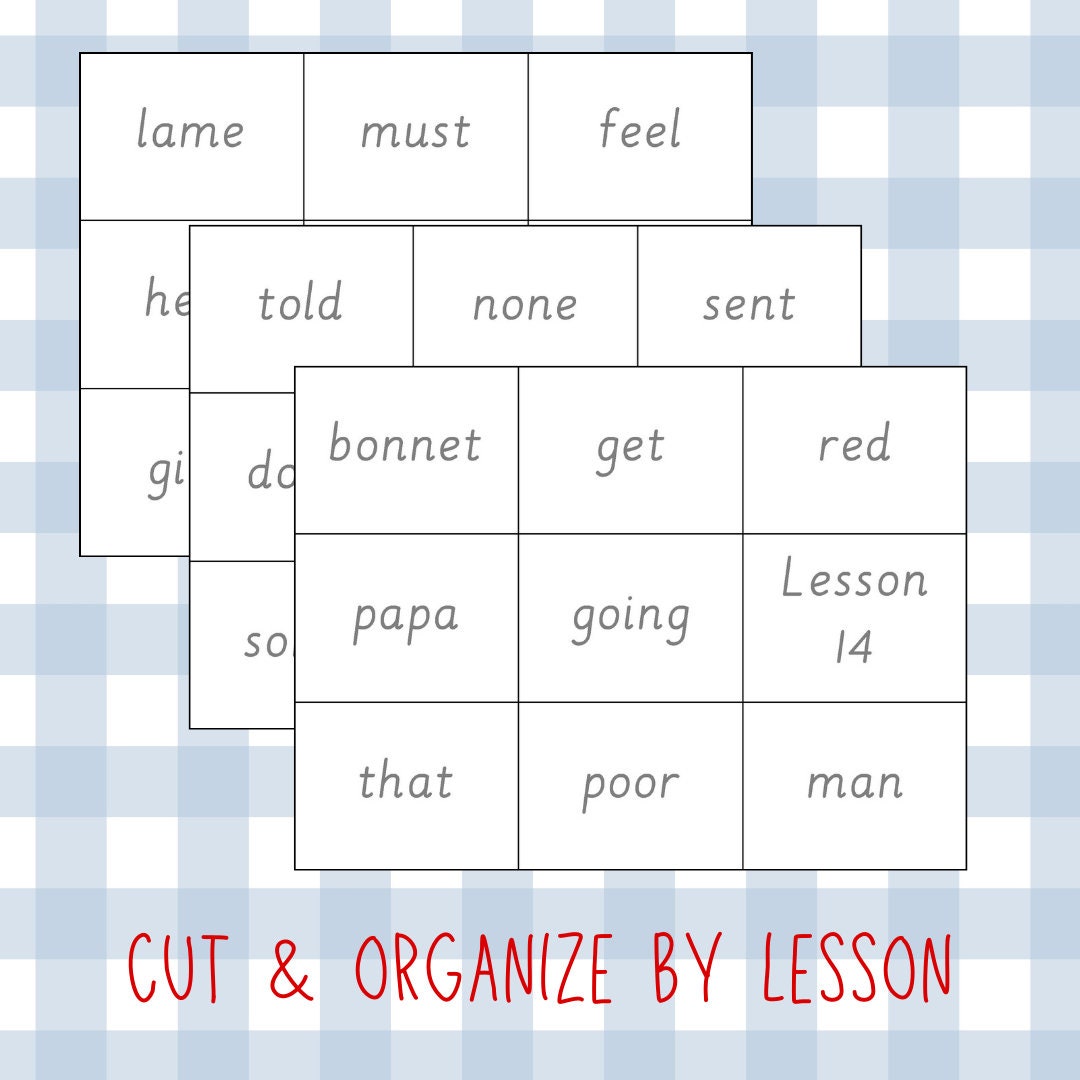 Original Mcguffey's 1st Reader Flashcards - Etsy