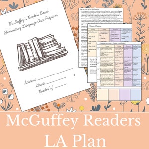 McGuffey&#39;s K-7 Language Arts Plan: Color & BW Versions