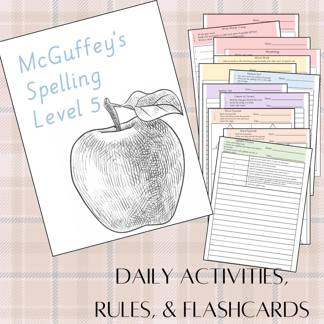 McGuffey's Spelling Program: Level 5