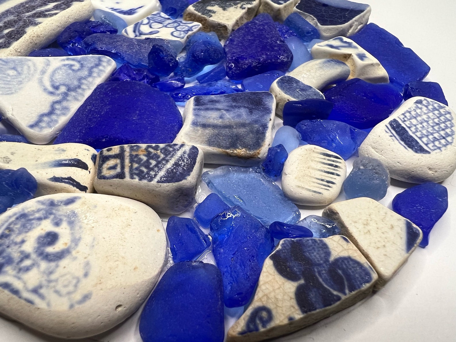 Sea Glass Sea Pottery Mosaic - Etsy