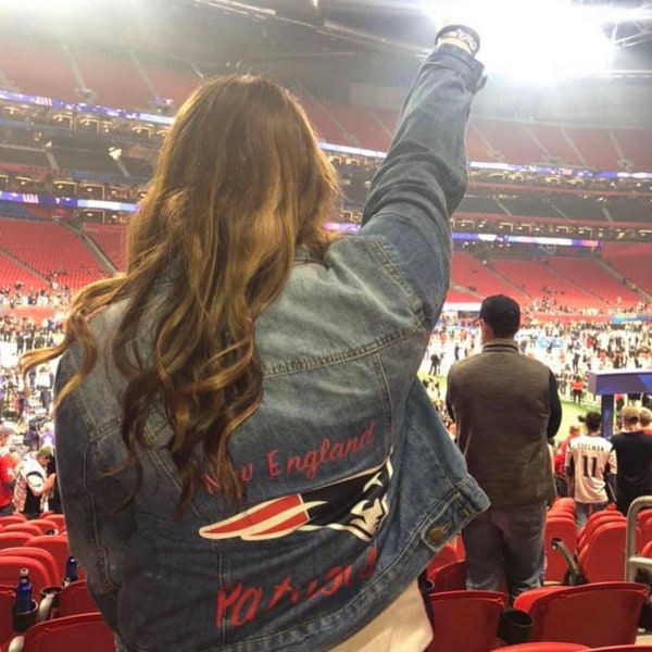 NFL Jean Jacket (display: Patriots Jean Jacket)