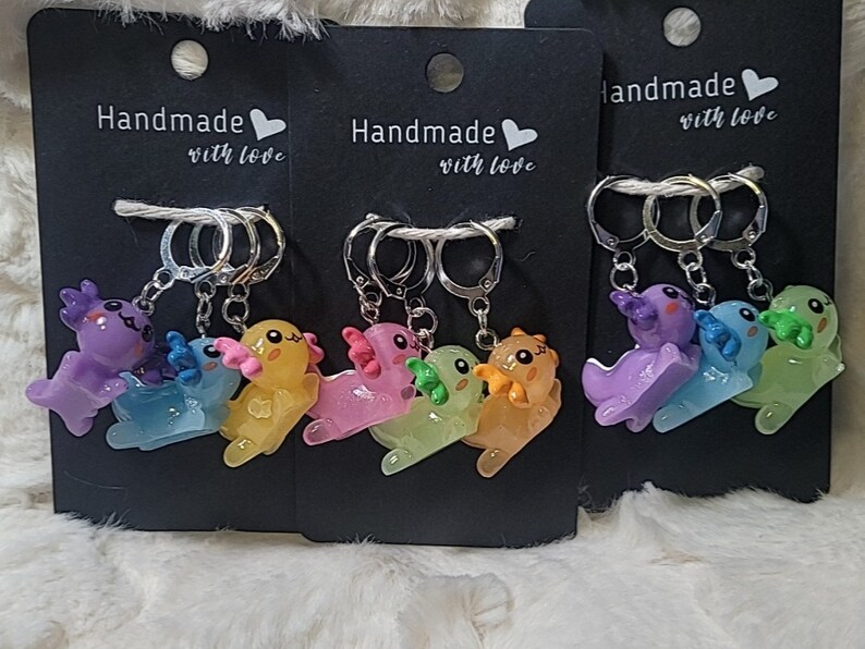 Axolotl Stitch Markerunique Stitch Marker Stitch Markeraxolotl Stitch Markercrochet Marker