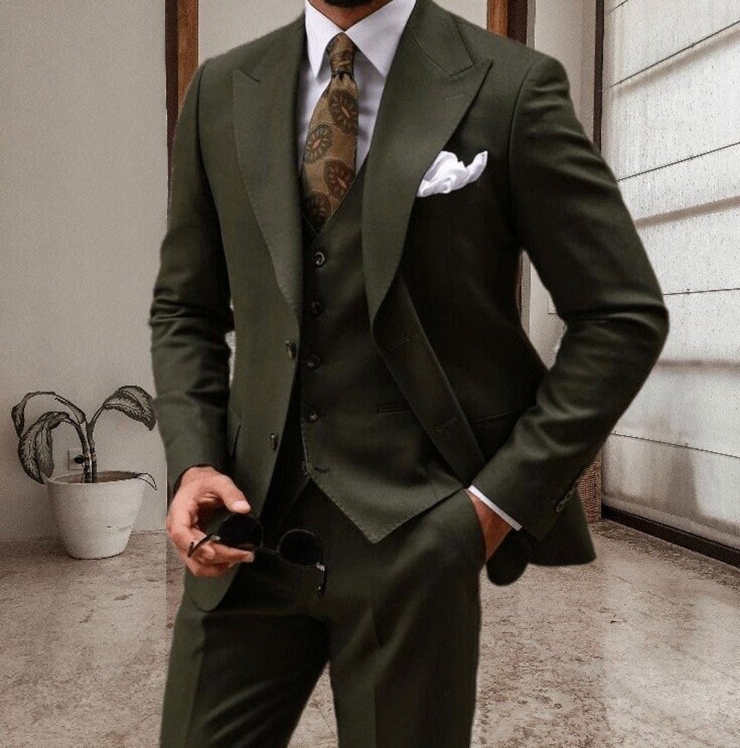 Huston Green Double Breasted Suit – Men's Priorities