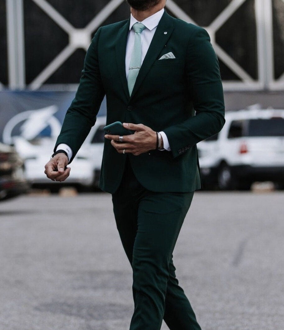 Dark Green Suit Outfits (397 ideas & outfits) | Lookastic