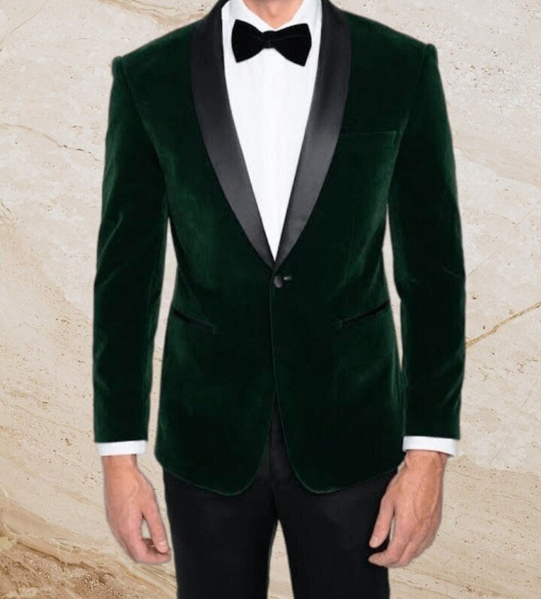 Green Blazer for Men Green Velvet Tuxedo Jacket Man Green - Etsy