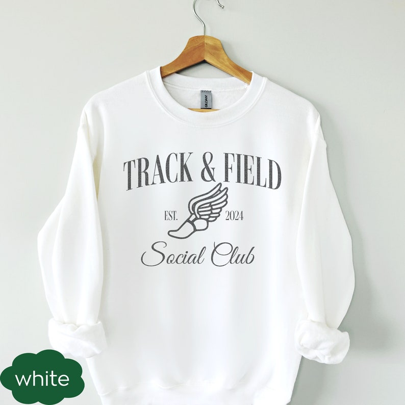 Track and Field Sweatshirt, Track Runner Gift, Track Team Spirit Wear
