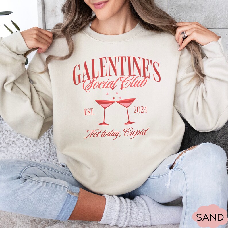 Galentines Sweatshirt, XOXO Galentine, Friends Gift, Galentine Party