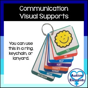 Communication Visual Supports PHYSICAL SET- Speech -Language- Behavior- Autism- SPED