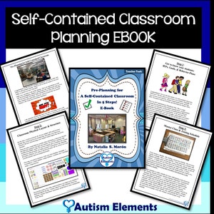 Preplan For Your Self Contained Classroom E-Book- SPED & Autism Resources