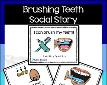 Brushing Teeth Step-by-step Visual Task Analysis Template - Etsy