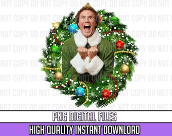Elf Png| Buddy Elf Png| Elf Sublimacja Png| Pliki Png Świąteczne| Pliki do Sublimacji| Sublimacja Png Świąteczne