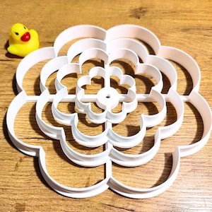 8 Blütenblatt Blume Tonschneider - Keramikwerkzeuge für Keramik, Töpferhandwerk, Floral Vorlage Tonschneider, mehrere Größen 1 in - 15 in / 2,5 cm - 38 cm