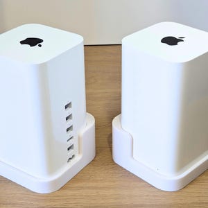 Soporte de pared para Apple AirPort Extreme / AirPort Time Capsule, soporte para router WiFi blanco, sistema de montaje impreso en 3D, instalación sencilla
