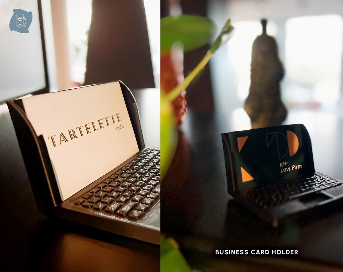 Java Holder Image Laptop Business Card Holder for Desk, Software Developer Gift Business ...
