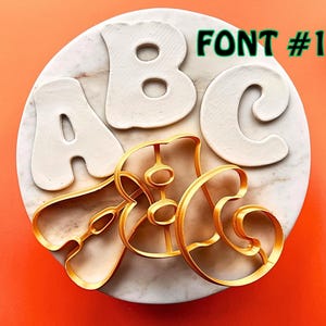 Alphabet Stempel Set, Clay & Cookie Cutter