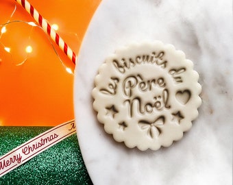 Les Biscuits du Père Noël, Emporte-Pièce, Joyeux Noël, Biscuits pour le Père Noël, enfants, Parfaits pour une cuisine de Noël créative