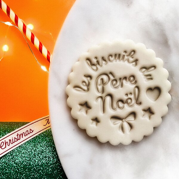 Les Biscuits du Père Noël, Emporte-Pièce, Joyeux Noël, Biscuits pour le Père Noël, enfants, Parfaits pour une cuisine de Noël créative