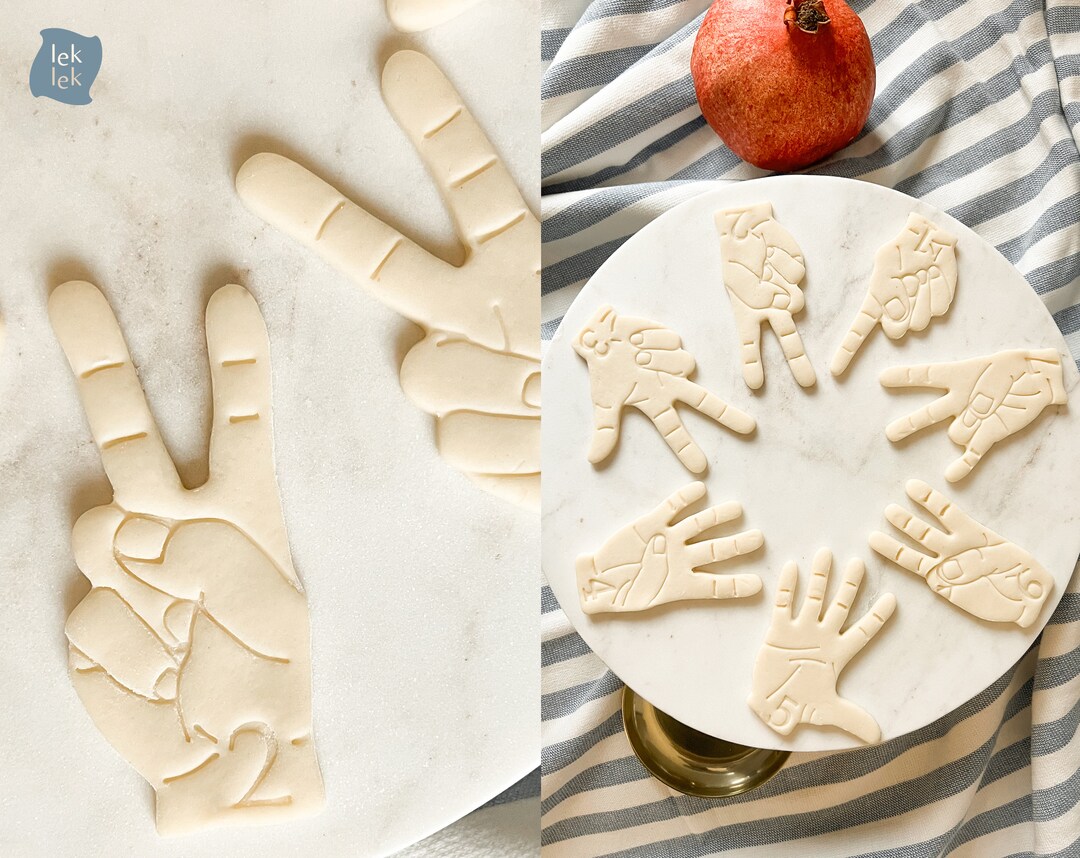 Asl Numbers Cookie Cutter Asl Numbers, American Sign Language Cookie