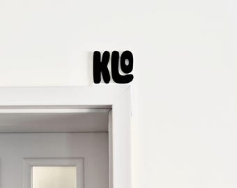 Kloschild lustig, Toilettenschild Lustiges Schild WC Toilette Deco, Toilettenschilder lustig selbstklebend, Airbnb Gäste Schwarz Weiß, Klo