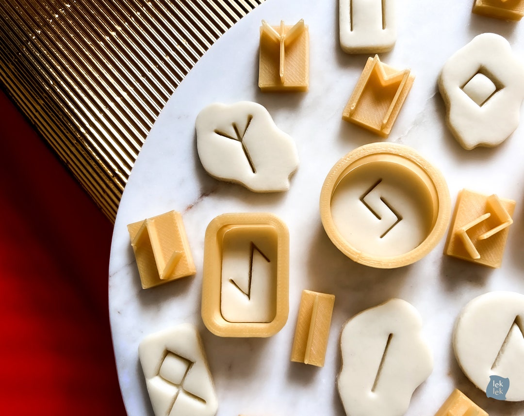 Elder Futhark Cookie Cutter Runic Alphabet, Runes Custom Older Futhark