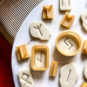 Elder Futhark Cookie Cutter Runic Alphabet, Runes Custom Older futhark Viking runes, Nordic Norse pagan Stamp, Futhark alphabet, Pastry
