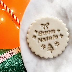Buon Natale stampo per biscotti, stampi per biscotti personalizzati, formine per biscotti, Tanti Auguri di Buon Natale stampino per biscotti