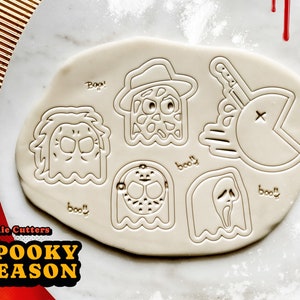 Horror Characters Cookie Cutter, Horror movie Cookie Cutter Friday the 13th, Freddy Krueger, Nightmare on Elm Street, Michael Myers, Pac Man