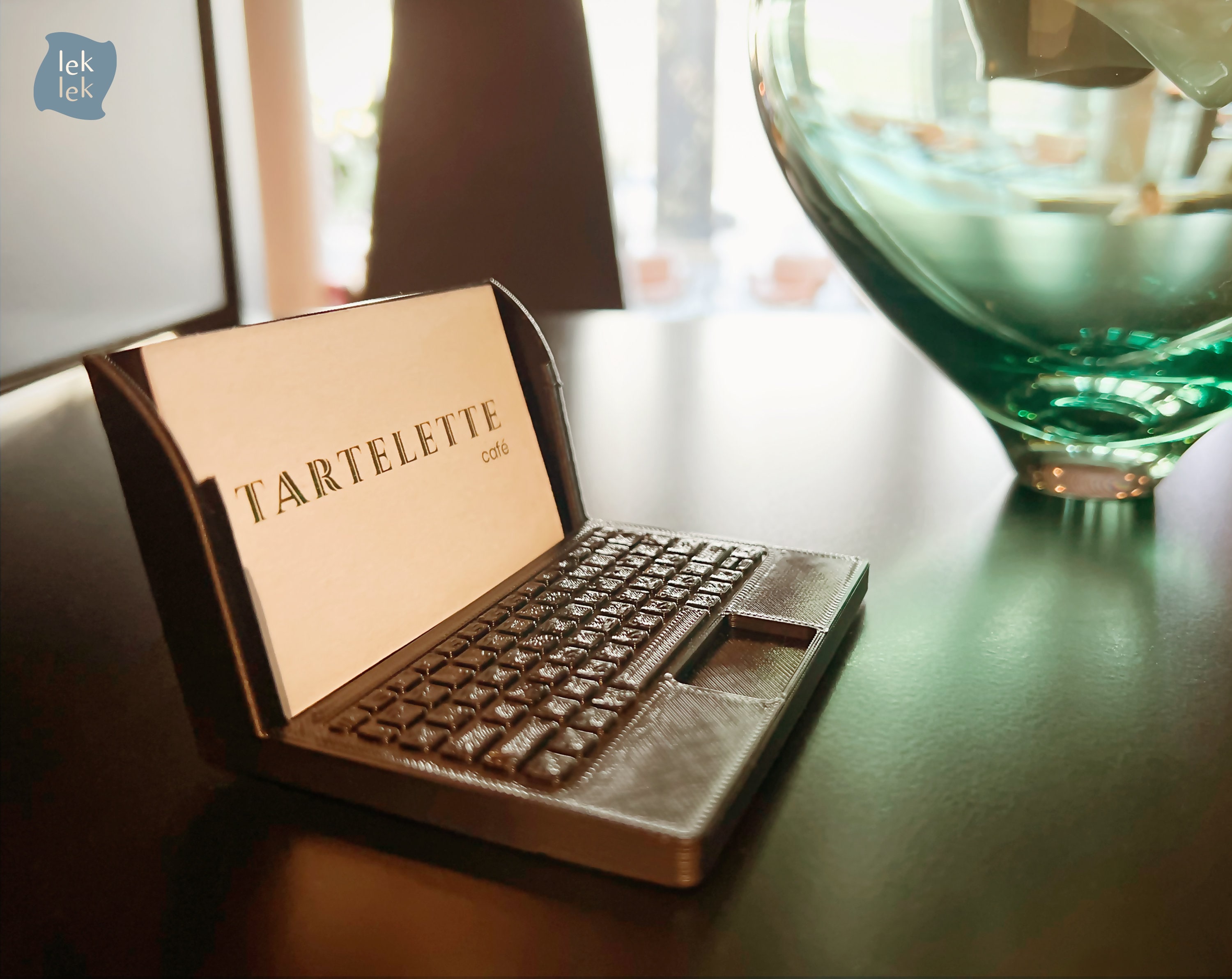 Laptop Business Card Holder for Desk, Software Developer Gift Business ...