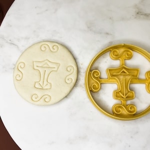 Wikinger Gott Thor, Ausstecher Hammer Mjölnir, nordischer Mythologie Ausstecher, Wikinger, skandinavischer Cookie Stamp Dekor Wikinger Gott Thor