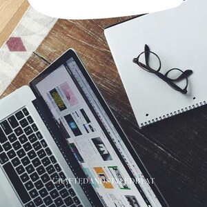 May include: An overhead shot features a laptop displaying a website, a notebook, and eyeglasses. The text "The Little Book of Online Passive Income" is at the top. The image suggests a theme of online business and passive income.