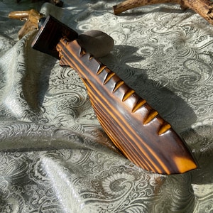 Handmade Wooden Sword with Unique Natural Handle, Perfect Collectable Item
