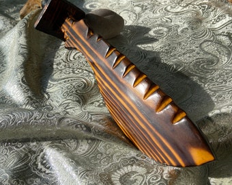 Handmade Wooden Sword with Unique Natural Handle, Perfect Collectable Item