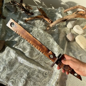 Unique Fantasy Wooden Sword, Collectable, Gift for Cosplay or Decoration or Souvenir