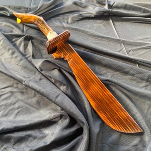 Handcrafted Unique Fantasy Wooden Sword with Unique Handle, Collectable, Cosplay, Decoration or Souvenir
