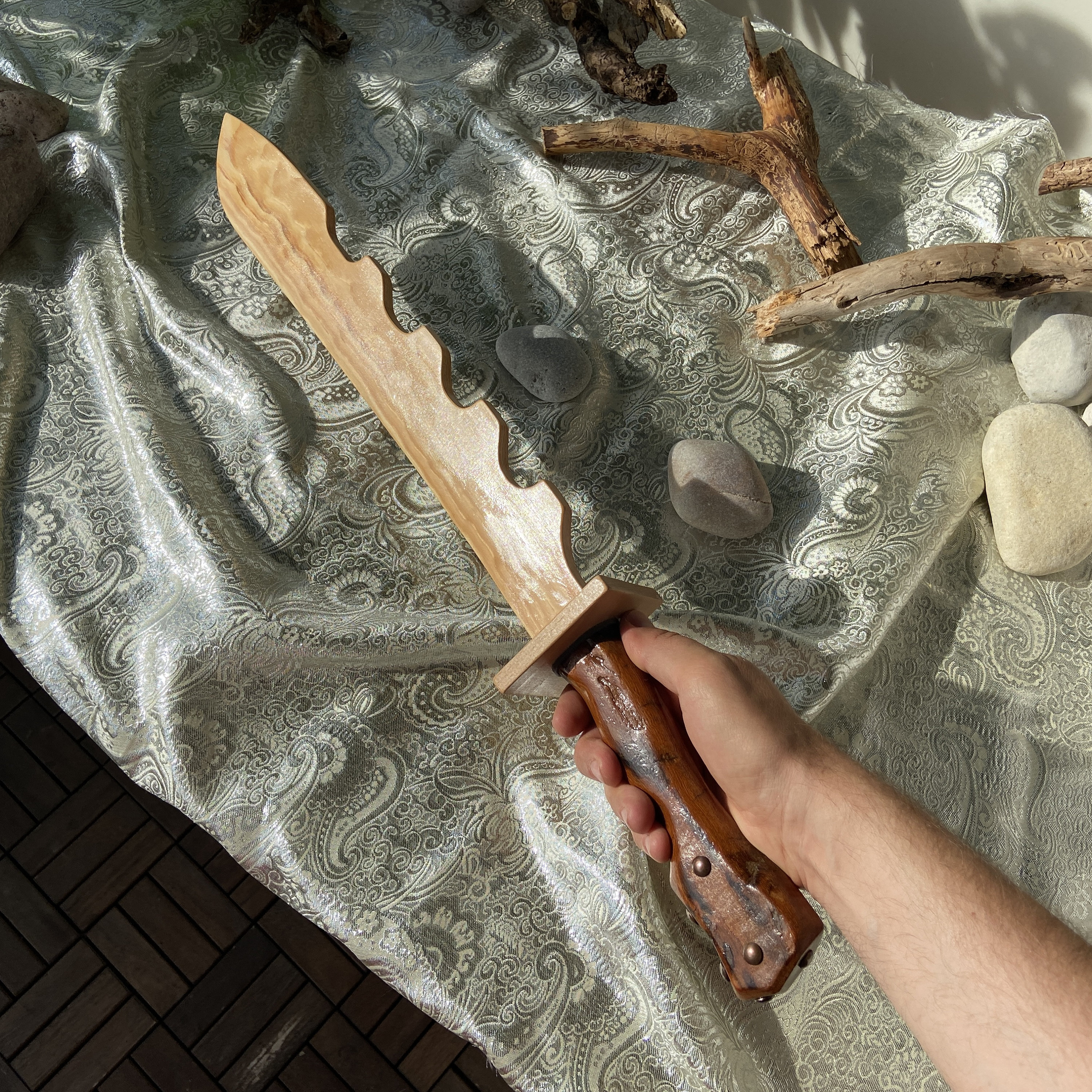 Unique Swor's Unique Wooden Sword With Handcrafted Natural Handle, Perfect Gift for ...