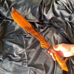 Handcrafted Unique Fantasy Wooden Sword, Cosplay or Decoration, Collectable Item or Souvenir