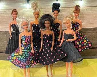 LITTLE BLACK DRESS - made for your 11.5 fashion doll.