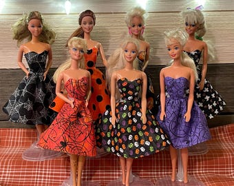 SPOOKY NIGHT - Halloween sundresses made for your 11.5 fashion doll.