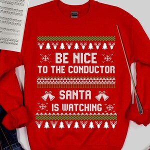 Marching band christmas sweaters top