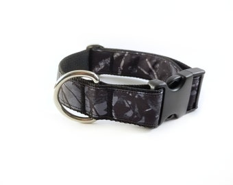 Grau Camo Hundehalsband