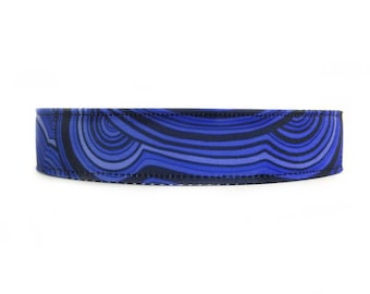Blue Malachite Dog Collar